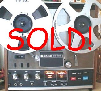 TEAC 3300S TWO-TRACK TAPE RECORDER - SOLD